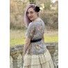 chemisier 44769 voile Flower print Ewa i Walla - 5