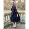 dress 55688 Vintage black organdie Ewa i Walla - 14