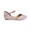 chaussures Juliette Tweed Rose Poudre Charlie Stone - 6