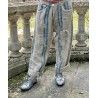 pantalon Miner Denims in Old World Ticking Magnolia Pearl - 1