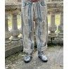 pantalon Miner Denims in Old World Ticking Magnolia Pearl - 2