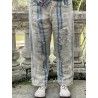 pantalon Miner Denims in Old World Ticking Magnolia Pearl - 5