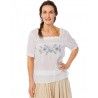 blouse 44768 White voile Ewa i Walla - 5