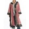 oriental coat Miggy in Faded Beet