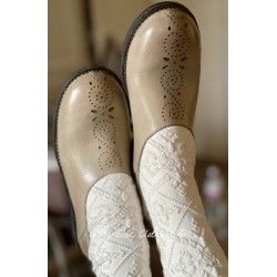 shoes 99170 Cream leather Ewa i Walla - 1