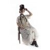 robe Queen Of Heart in Moonlight Magnolia Pearl - 21