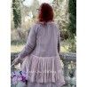 chemise longue MARIE tulle de coton rose à pois Les Ours - 5