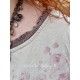 robe ZELIE popeline de coton fleurs et organza prune Les Ours - 10