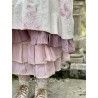 robe ZELIE popeline de coton fleurs et organza prune Les Ours - 11