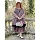chemise longue MARIE tulle de coton prune à pois Les Ours - 2