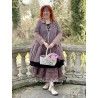 chemise longue MARIE tulle de coton prune à pois Les Ours - 2