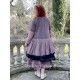 chemise longue MARIE tulle de coton prune à pois Les Ours - 7