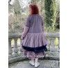chemise longue MARIE tulle de coton prune à pois Les Ours - 7