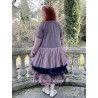 long shirt MARIE plum cotton tulle with dots Les Ours - 7