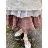 skirt / petticoat ELSA plum striped cotton Les Ours - 5