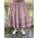 skirt / petticoat ELSA plum striped cotton Les Ours - 2