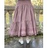 skirt / petticoat ELSA plum striped cotton Les Ours - 3