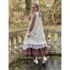 skirt / petticoat ELSA plum striped cotton Les Ours - 7