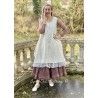 skirt / petticoat ELSA plum striped cotton Les Ours - 6
