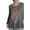 T-shirt Full Heart Dylan in Lovestruck Magnolia Pearl - 10