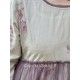 robe MATHILDA coton fleurs avec tulle de coton prune à pois Les Ours - 14