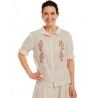 chemisier 44773 voile Pois rouges Ewa i Walla - 13