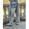 jean's Miner Denims in Washed Indigo Magnolia Pearl - 3