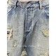 jean's Miner Denims in Washed Indigo Magnolia Pearl - 23