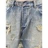 jean's Miner Denims in Washed Indigo Magnolia Pearl - 23