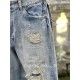 jean's Miner Denims in Washed Indigo Magnolia Pearl - 20