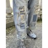 jean's Miner Denims in Washed Indigo Magnolia Pearl - 22