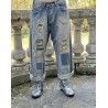 jean's Miner Denims in Washed Indigo Magnolia Pearl - 2
