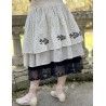 skirt 22102 Vintage black dot voile Ewa i Walla - 2