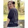 T-shirt 44778 lin Vintage black Ewa i Walla - 2