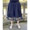 skirt / petticoat 22993 Vintage black embroidered tulle Ewa i Walla - 2
