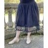 skirt / petticoat 22993 Vintage black embroidered tulle Ewa i Walla - 1