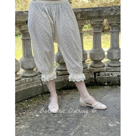 panty / pantalon 11357 voile Pois noirs Ewa i Walla - 1