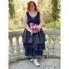 robe 55687 organdie Vintage black Ewa i Walla - 2
