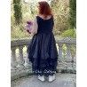 dress 55687 Vintage black organdie Ewa i Walla - 6