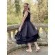 robe 55687 organdie Vintage black Ewa i Walla - 14