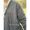 manteau Quilted Oro in Midnight Magnolia Pearl - 19