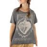 T-shirt Faithful Heart in Ozzy Magnolia Pearl - 7