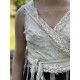 Cache-coeur Faustine in Moonlight Magnolia Pearl - 30