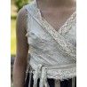 Cache-coeur Faustine in Moonlight Magnolia Pearl - 30