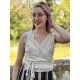 Cache-coeur Faustine in Moonlight Magnolia Pearl - 12