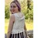 Cache-coeur Faustine in Moonlight Magnolia Pearl - 13