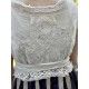 Cache-coeur Faustine in Moonlight Magnolia Pearl - 28