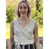 Cache-coeur Faustine in Moonlight Magnolia Pearl - 10
