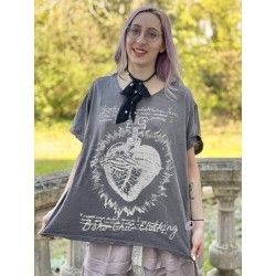 T-shirt Faithful Heart in Ozzy Magnolia Pearl - 1