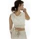 Cache-coeur Faustine in Moonlight Magnolia Pearl - 19